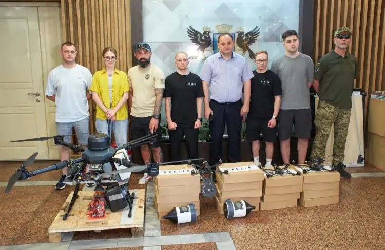Івано-Франківськ передав на фронт чергову партію дронів