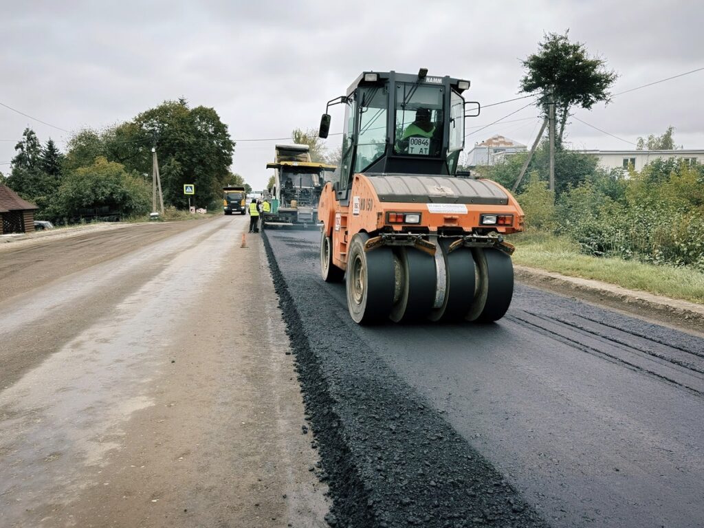В Івано-Франківській області ремонтують ділянку дороги Н-09 Мукачево – Львів
