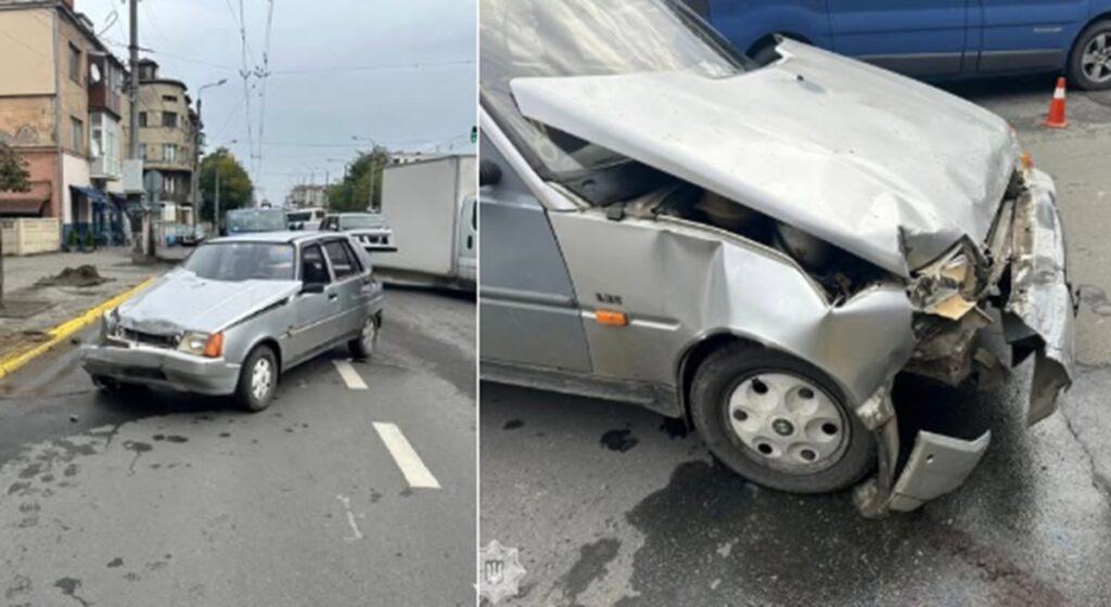 У Івано-Франківську нетверезий водій скоїв ДТП на вулиці Незалежності