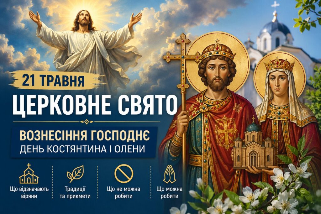 21 травня віряни відзначають Вознесіння Господнє
