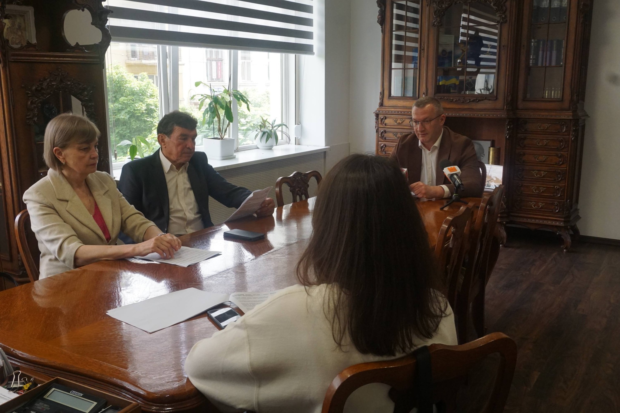Представники ДПС під час пресконференції в Івано-Франківську