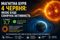 Магнітна буря 4 червня: якою буде сонячна активність