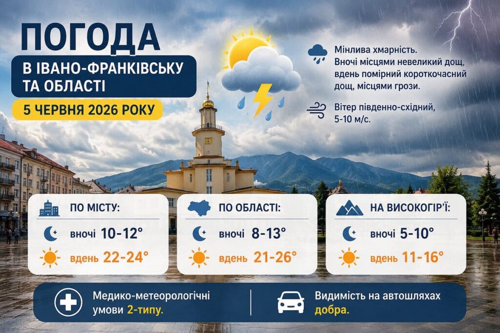 Погода в Івано-Франківську