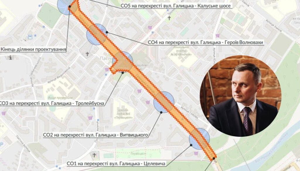 В Івано-Франківську планують модернізувати один із найбільш завантажених транспортних вузлів міста