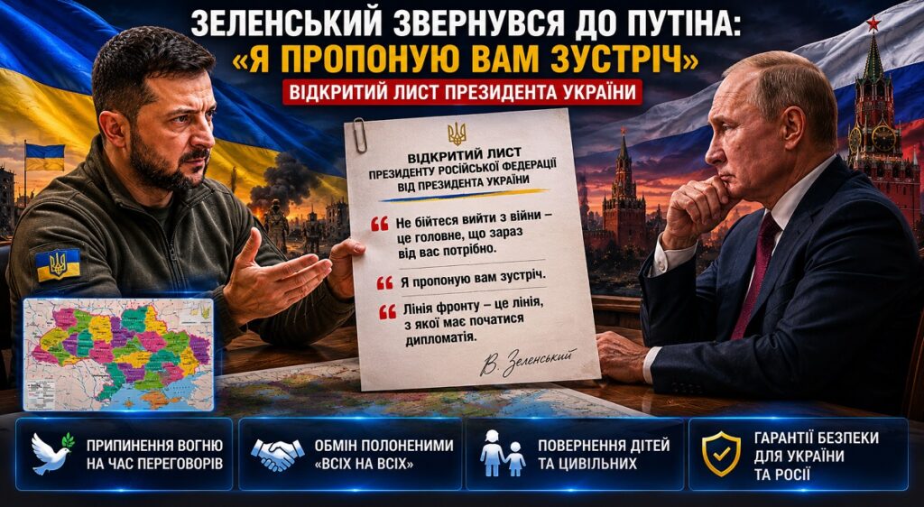 зеленський лист путіну